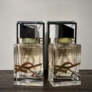 2 Pcs Yves Saint Laurent Libre Eau de Parfum 0.25 oz/7.5 m